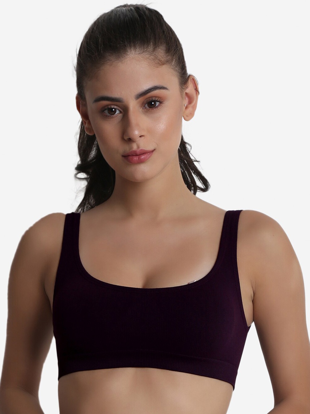

JoE Hazel Purple Workout Bra
