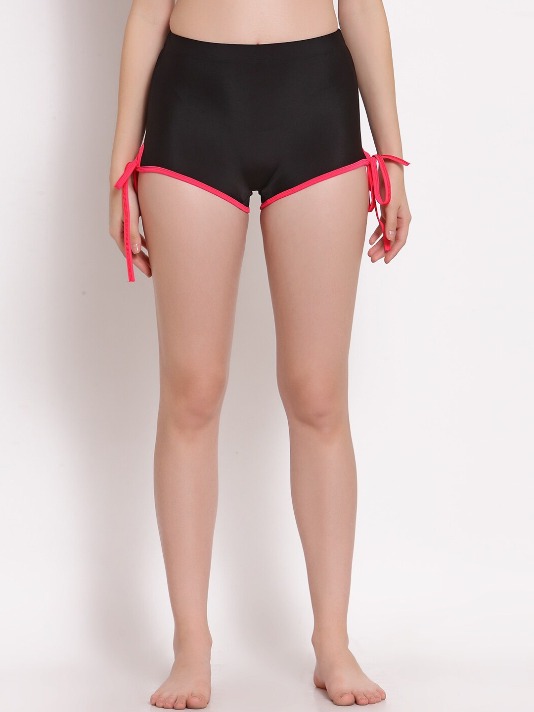 

CUKOO Women Black Solid Comfort-Fit Swim Bottoms CK19-240