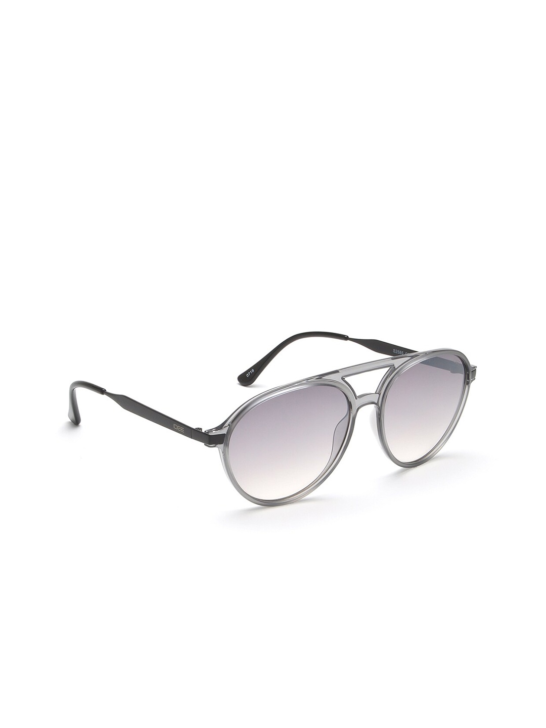 

IDEE Men Grey Lens & Gunmetal-Toned Aviator Sunglasses IDS2585C2SG-Gunmetal-Toned