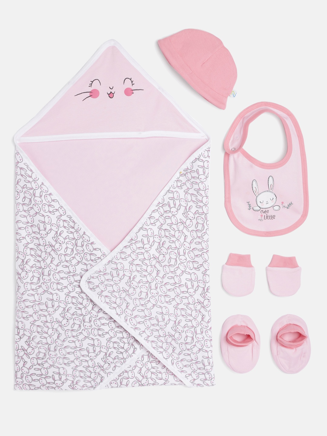 

Nejo Infant Girl Pink Newborn Starter Pack of 5