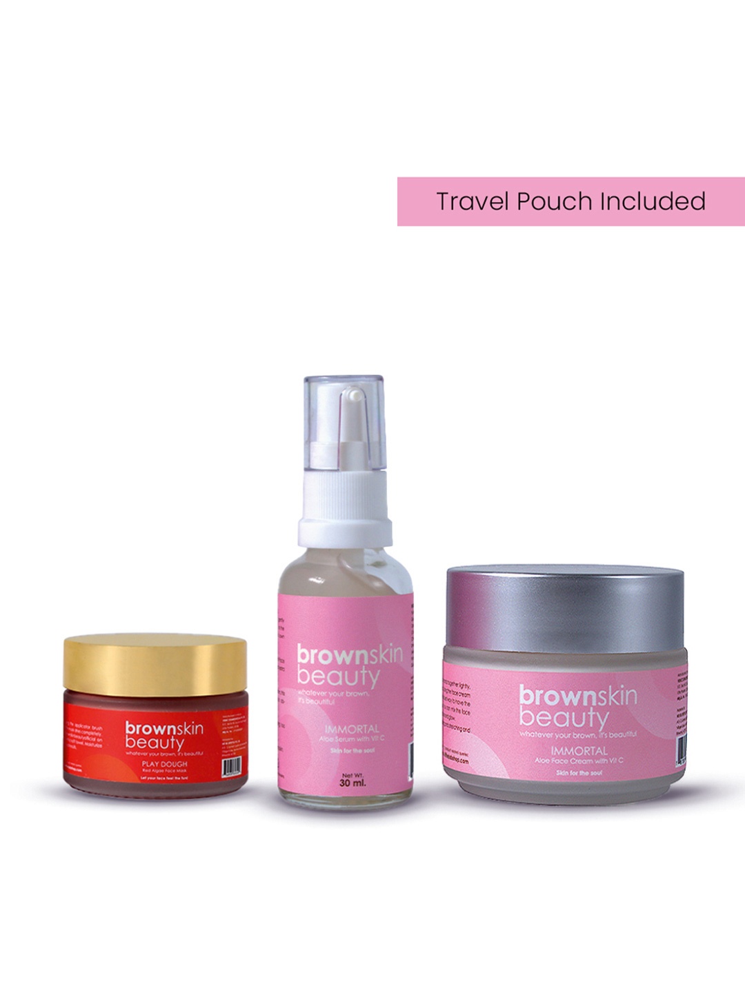 

brownskin beauty Women BSB Play Set 180 ml, Red