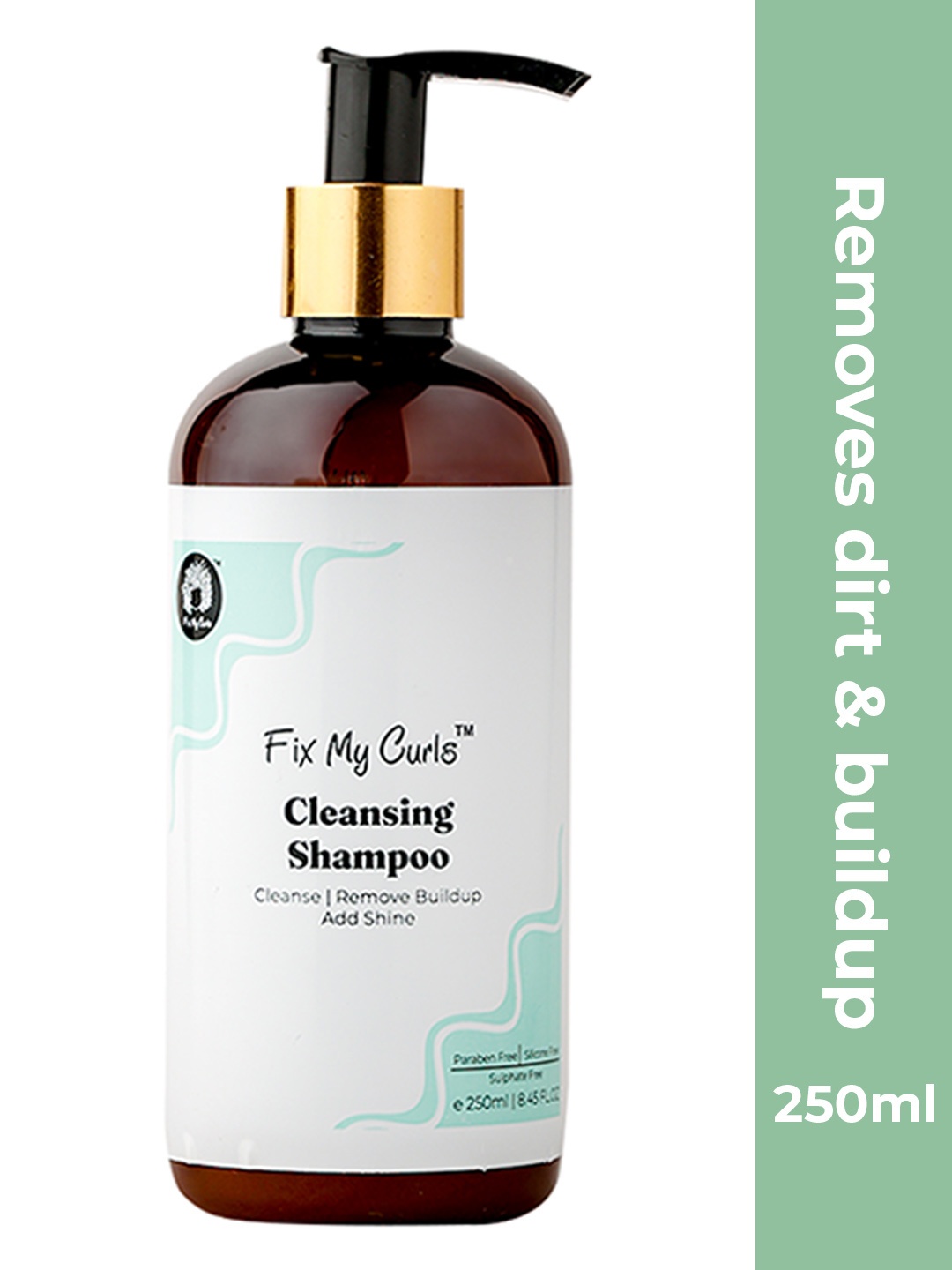 

Fix My Curls Wavy Hair & Curly Cleansing Shampoo 250 ml, Green