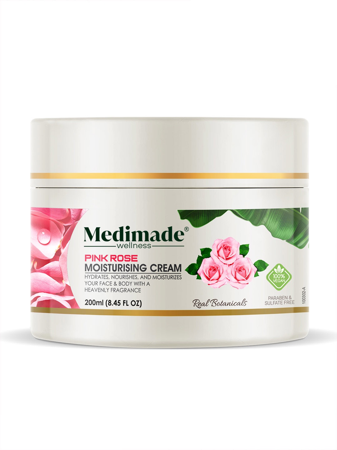 

Medimade Pink Rose Moisturising Cream - 200 g