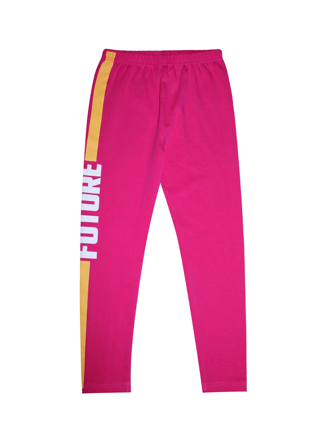

KiddoPanti Girls Pink Solid Ankle-Length Leggings