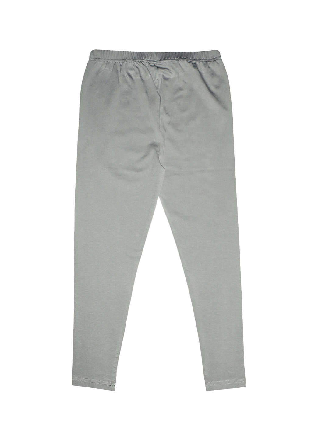 

KiddoPanti Girls Grey Solid Ankle Length Leggings