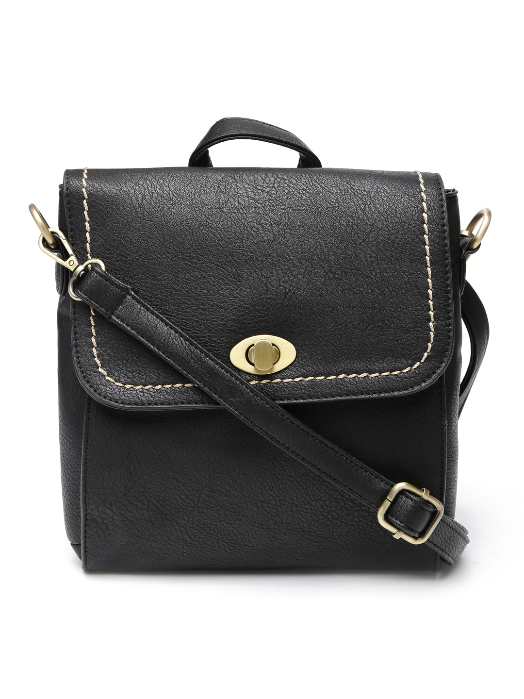 

Lino Perros Black Backpack cum Sling Bag