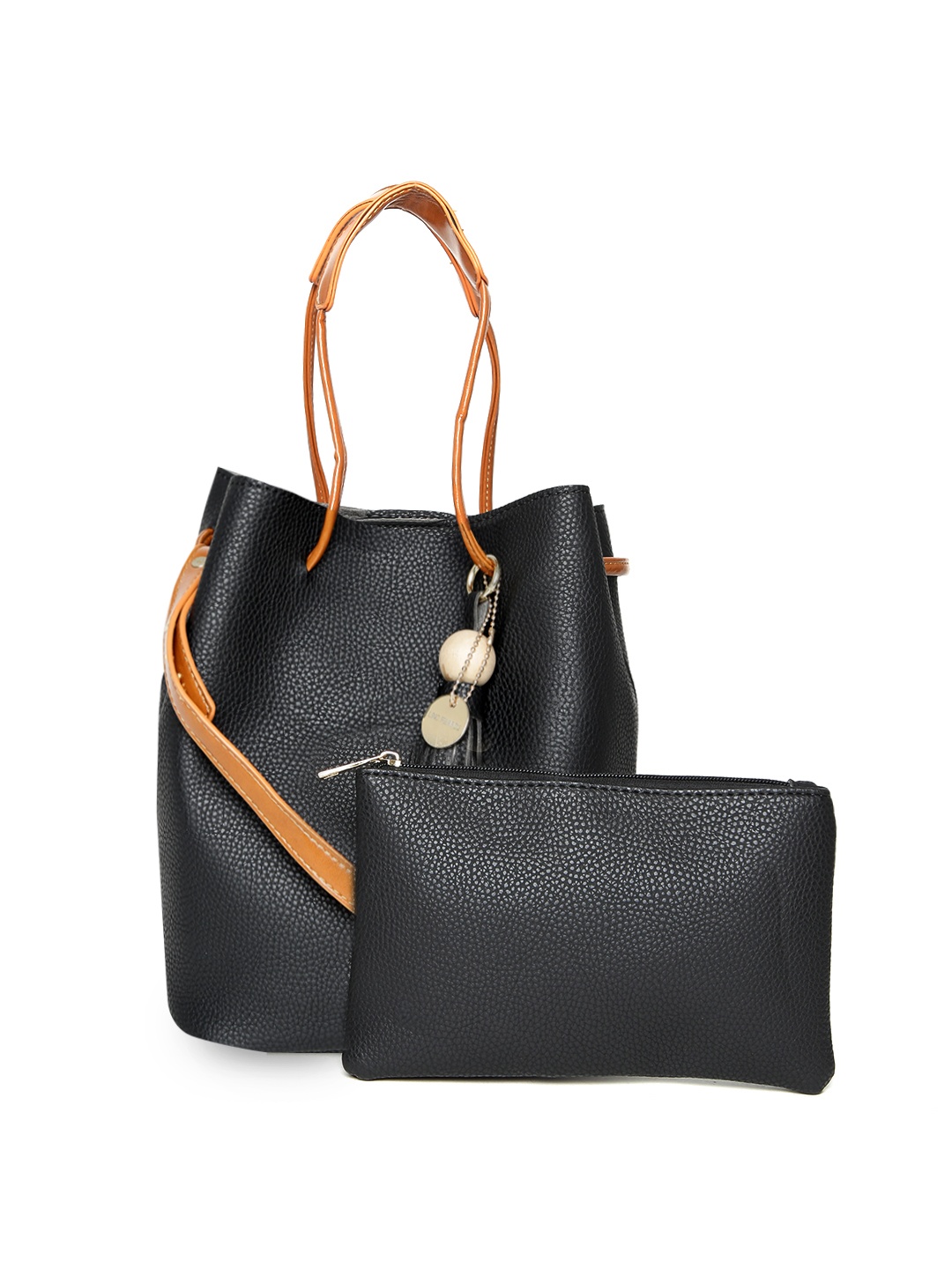 

Lino Perros Black Shoulder Bag with Pouch