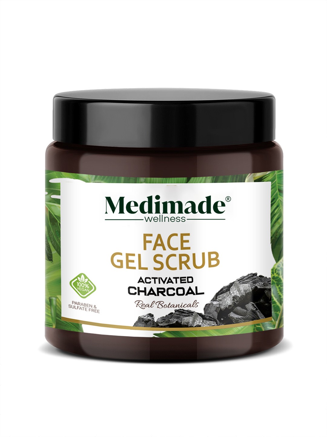 

Medimade Activated Charcoal Face Gel Scrub 100 g