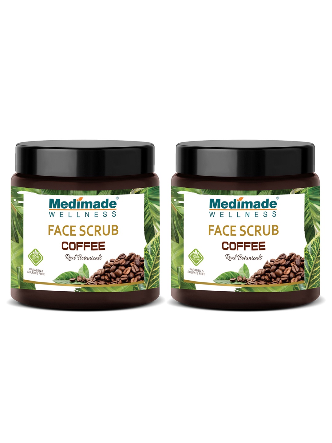 

Medimade Coffee Face Scrub Combo 200 gm, Coffee brown