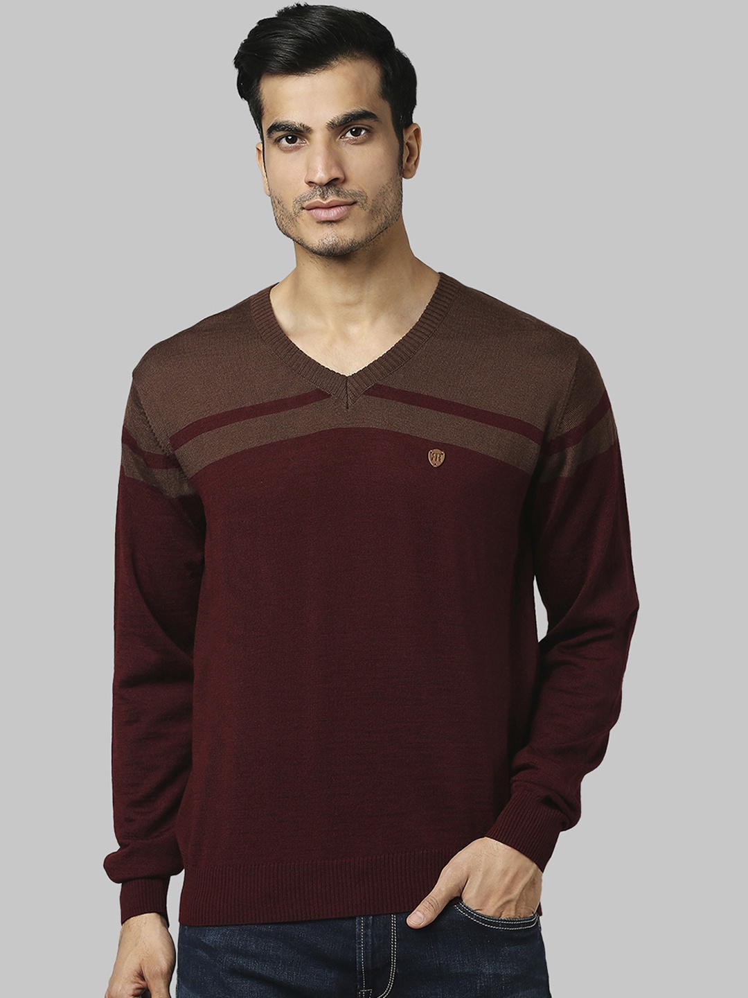 

Raymond Men Maroon Pullover