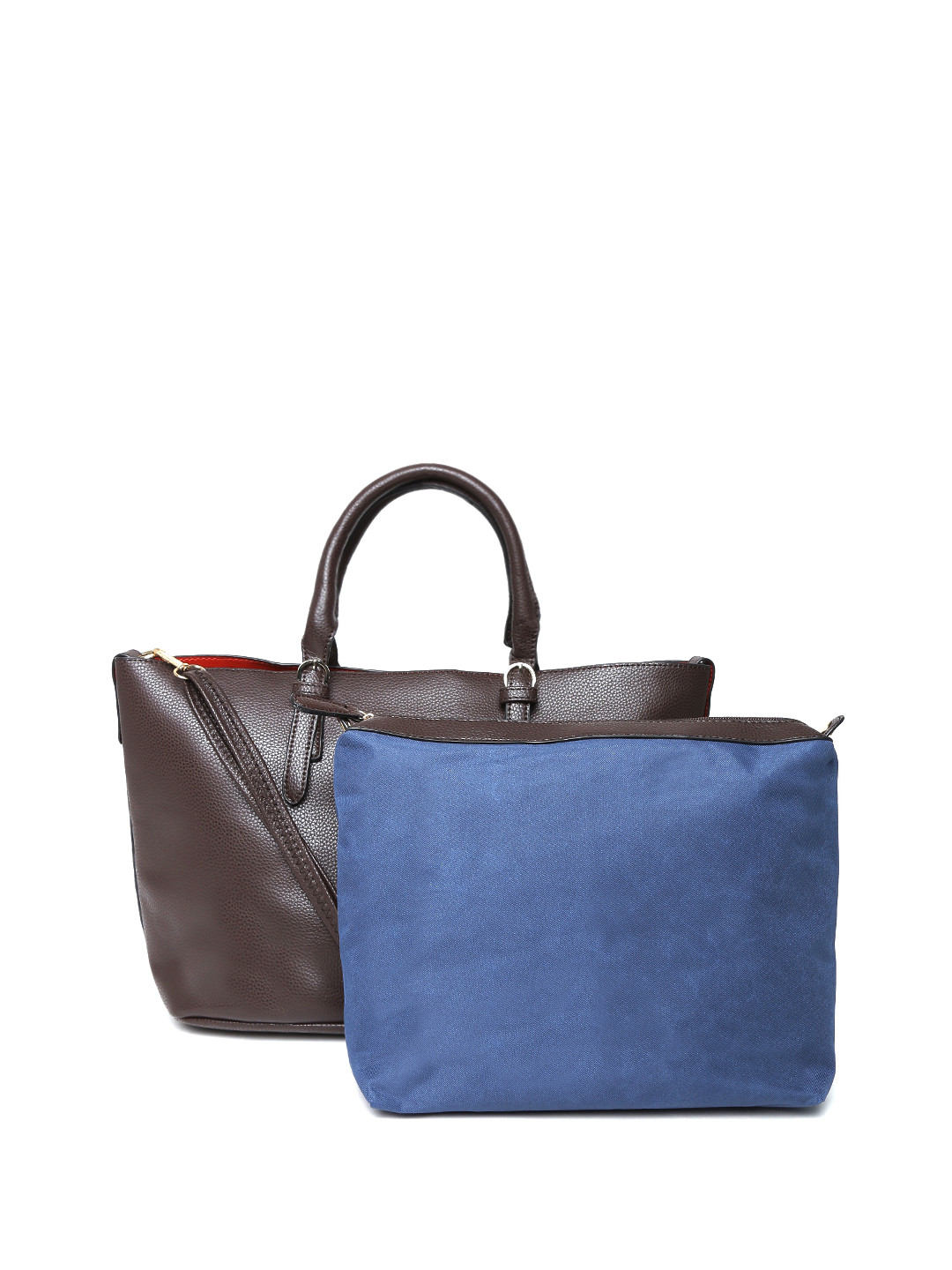 

Lino Perros Brown Handbag with Pouch