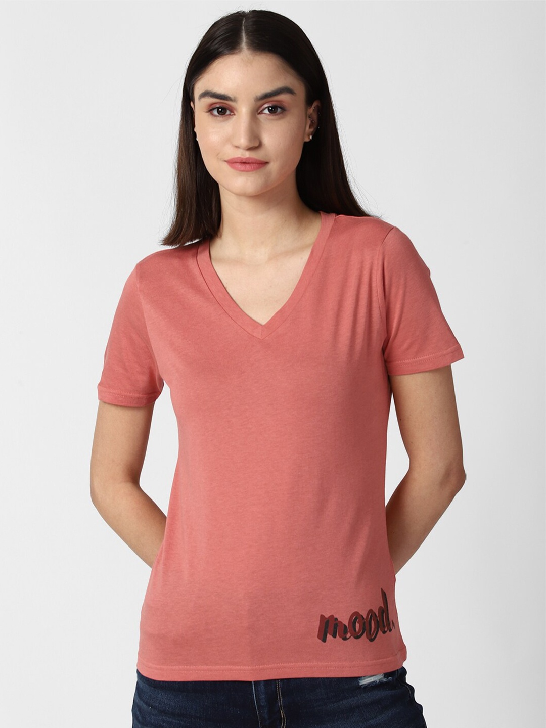 

FOREVER 21 Pink Regular Top