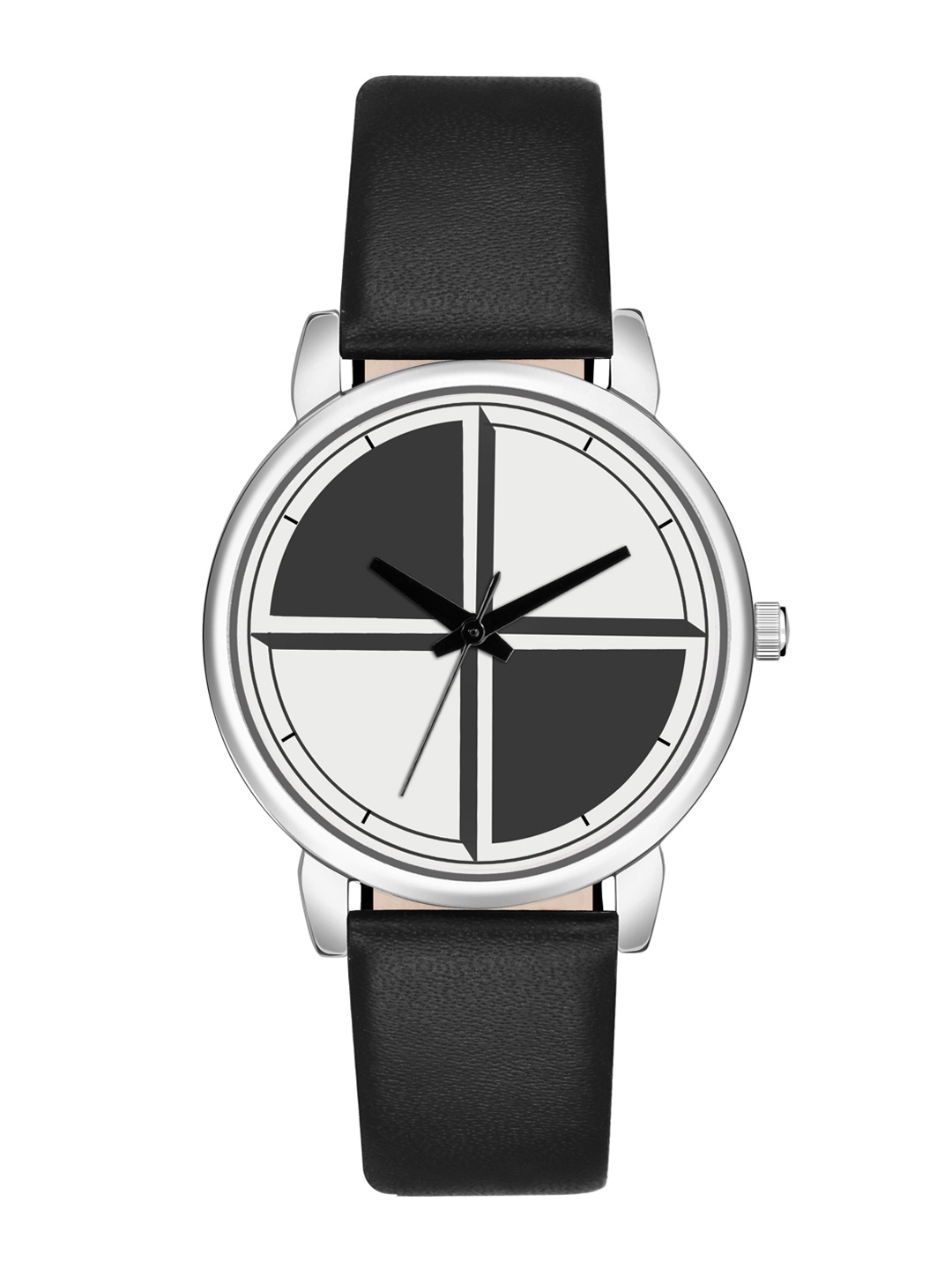 

PERCLUTION ENTERPRISE Women Black Printed Dial & Black Leather Straps Analogue Watch PE356