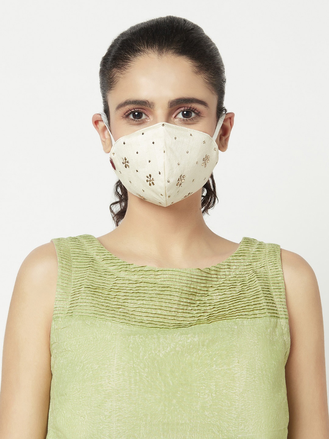 

Fabindia Women Assorted Cotton Reusable Cloth Mask