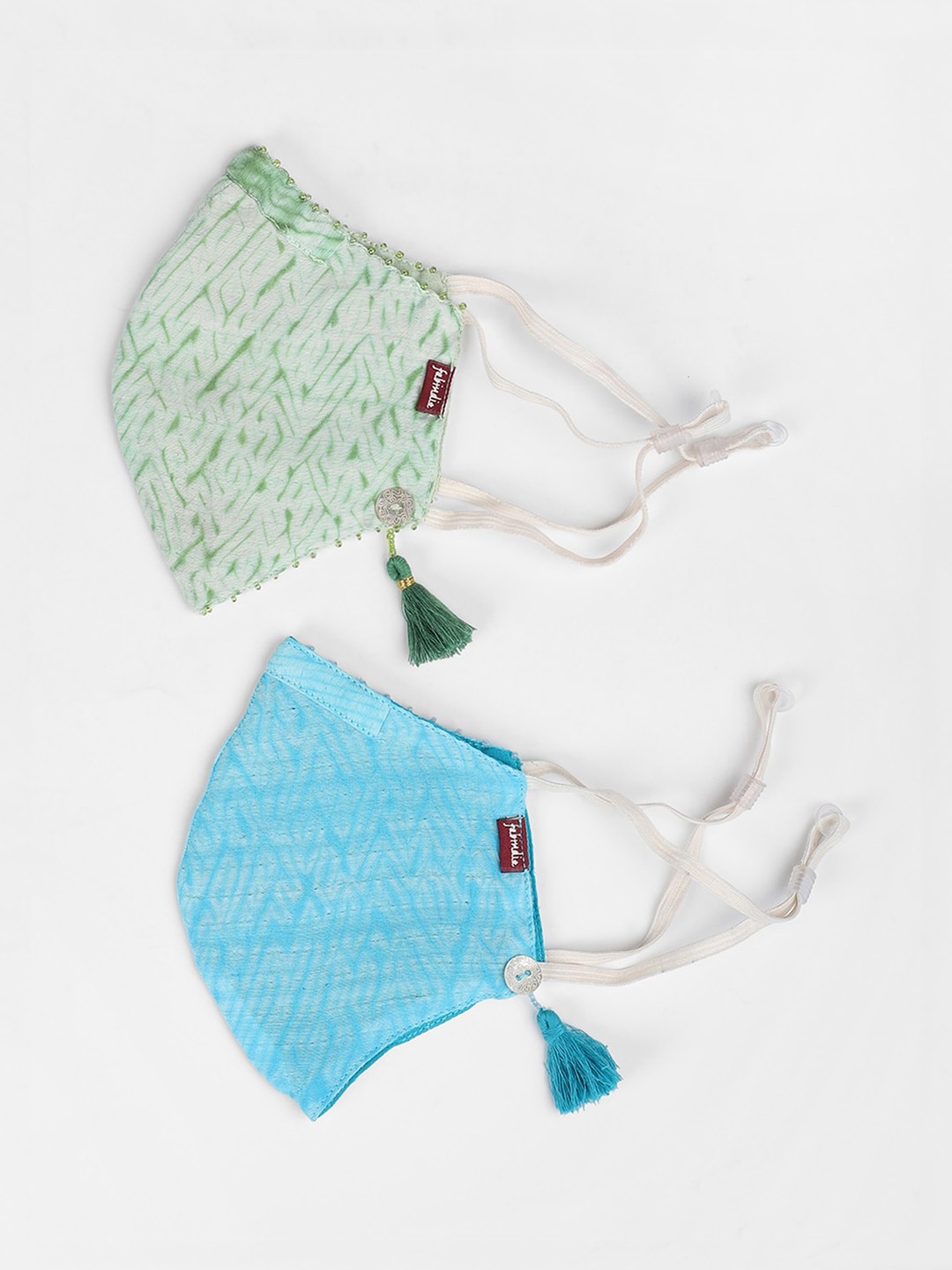 

Fabindia Pack Of 2 Assorted Reusable Cloth Masks