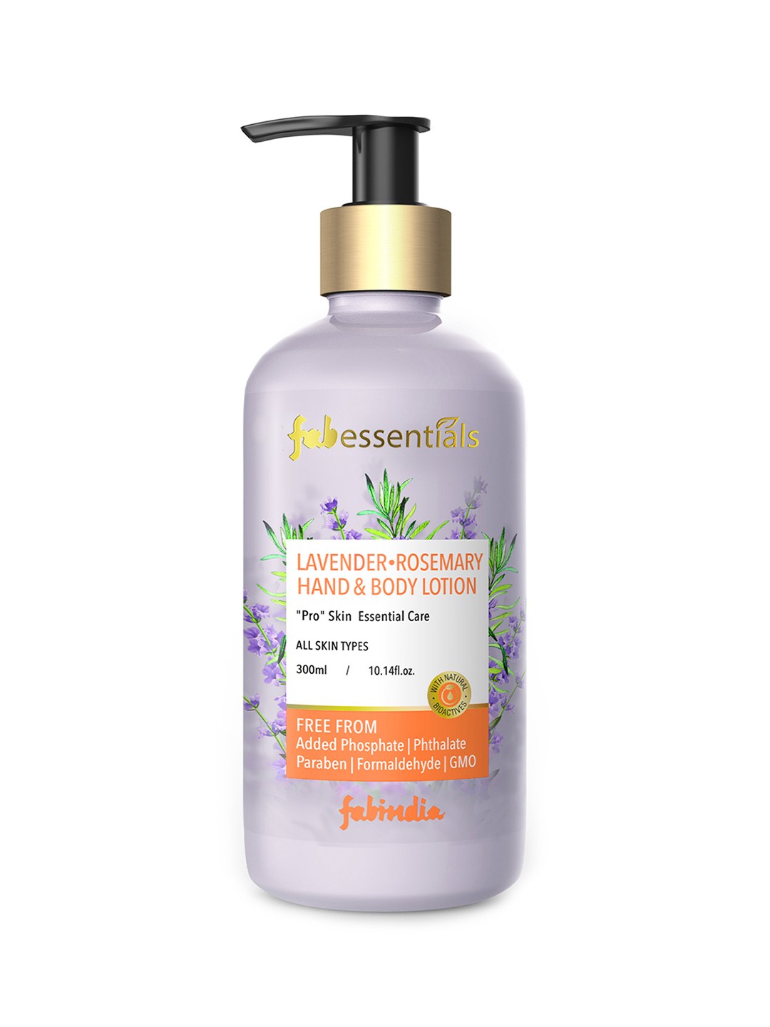 

Fabindia Lavender Rosemary Hand & Body Lotion - 300 ml, Beige