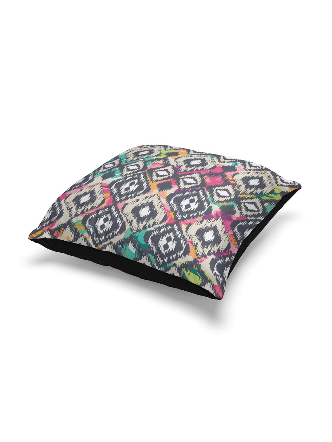 

BIANCA Set of 5 Grey & Pink Abstract Square Cushion Covers