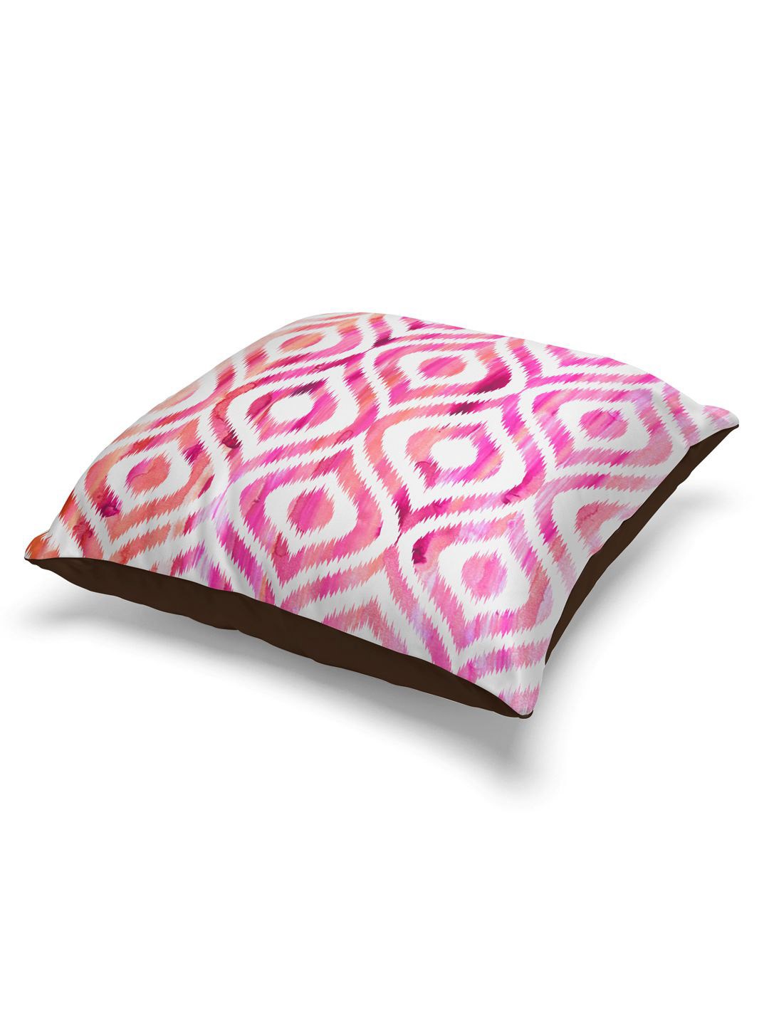 

BIANCA Multicoloured Set of 3 Geometric Square Cushion Covers, Multi