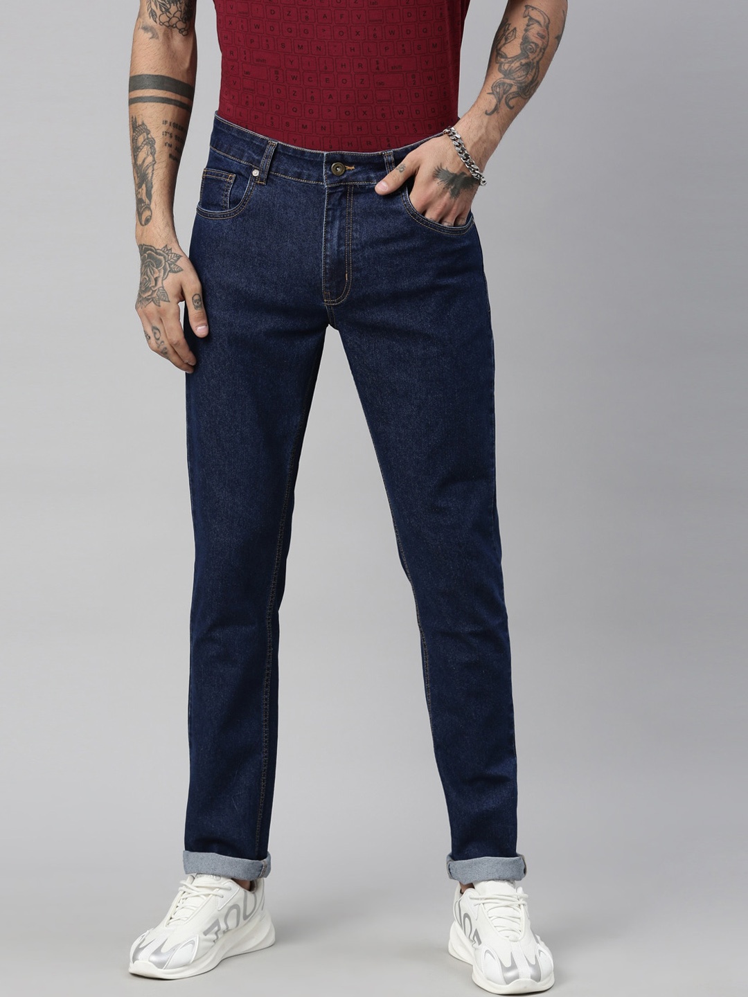 

Breakbounce Men Blue Slim Fit Jeans