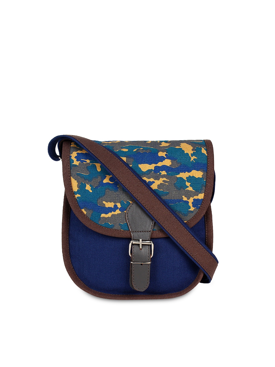 

Anekaant Blue Printed Sling Bag