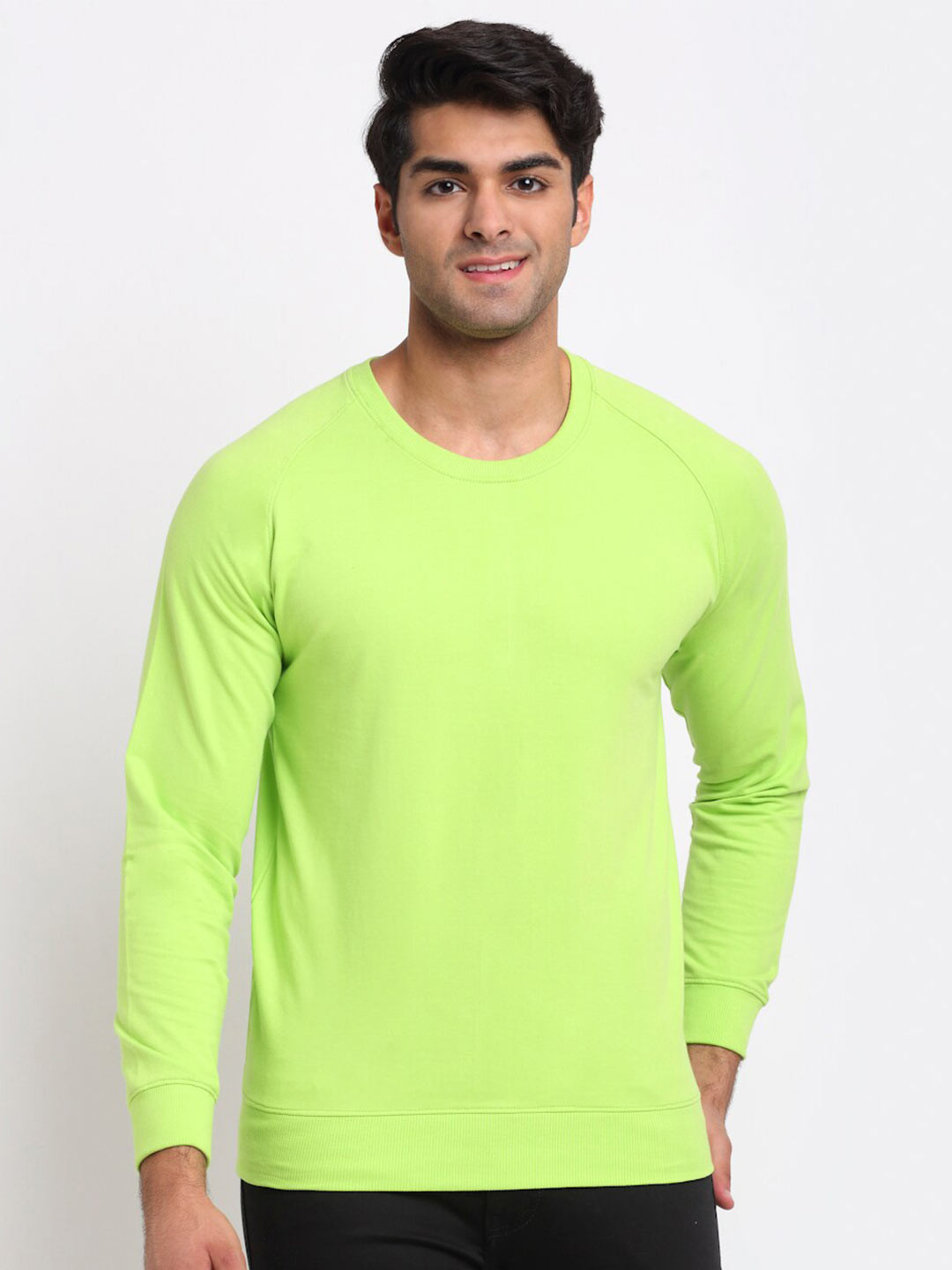 

Friskers Men Green Sweatshirt