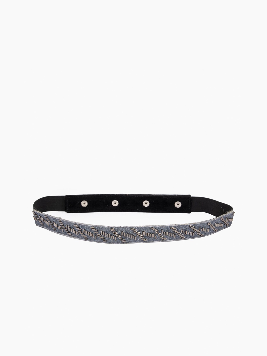 

DEEBACO Women Grey Embellished Belt