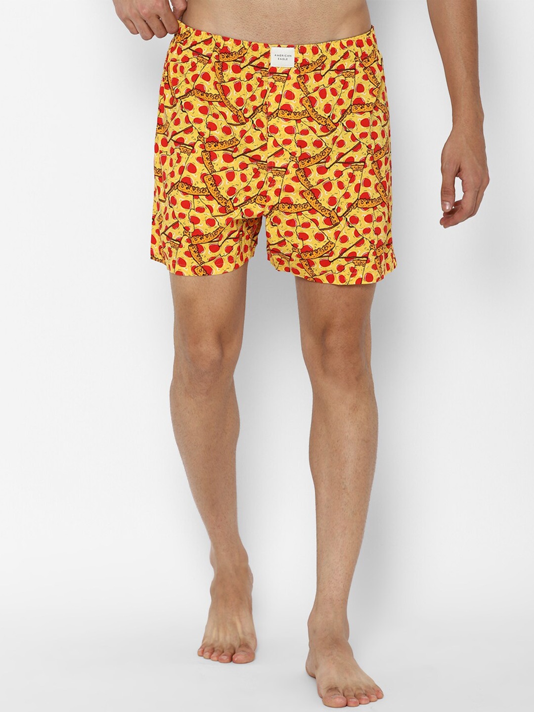 

AMERICAN EAGLE OUTFITTERS Men Yellow & Red Printed Boxers WEC0231336700