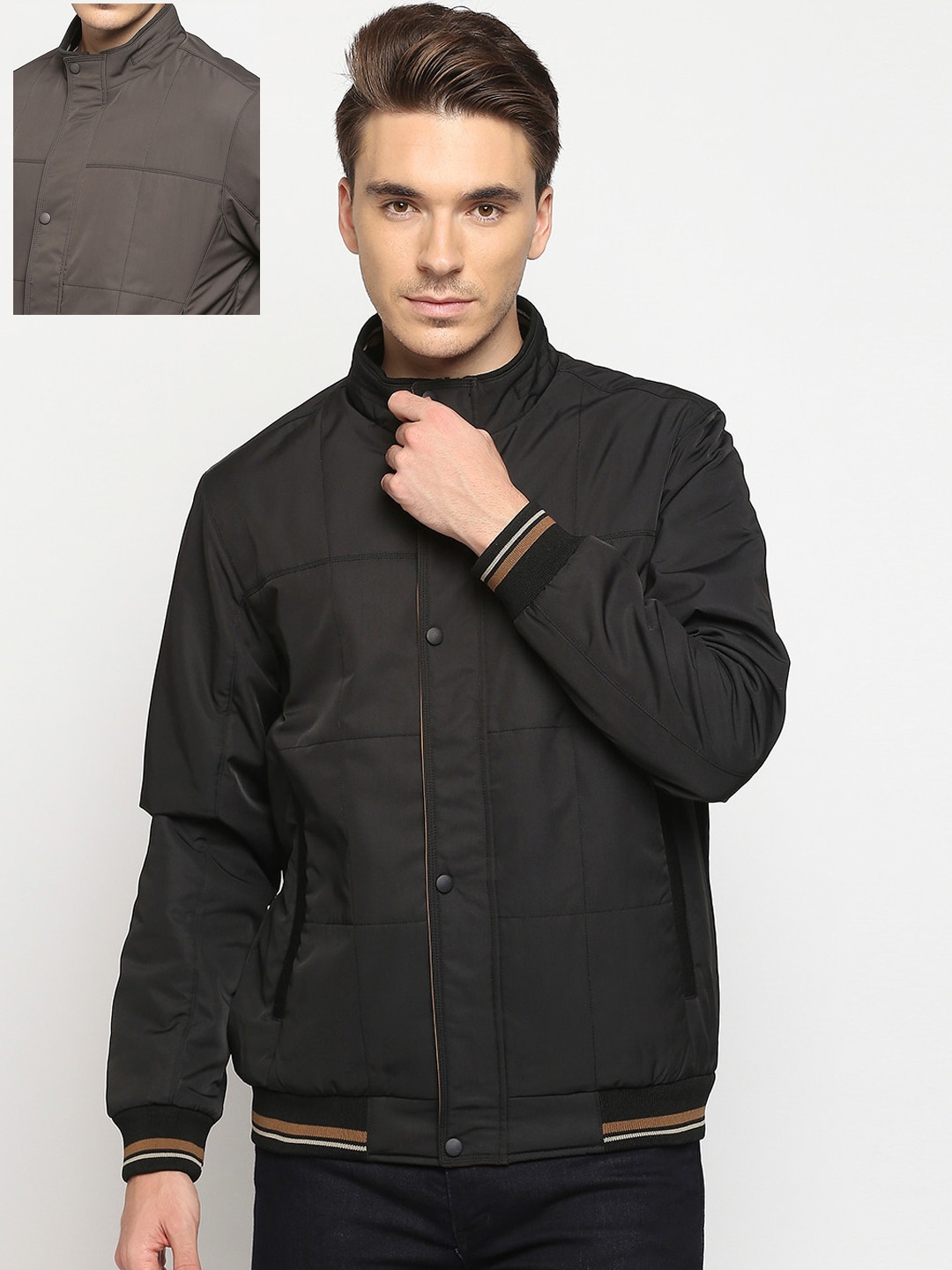 

Zeel Men Black Bomber Jacket