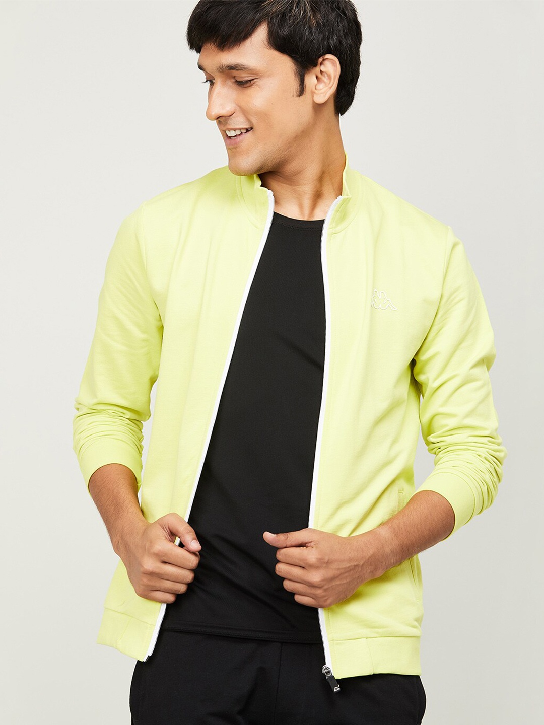 

Kappa Men Green Sweatshirt