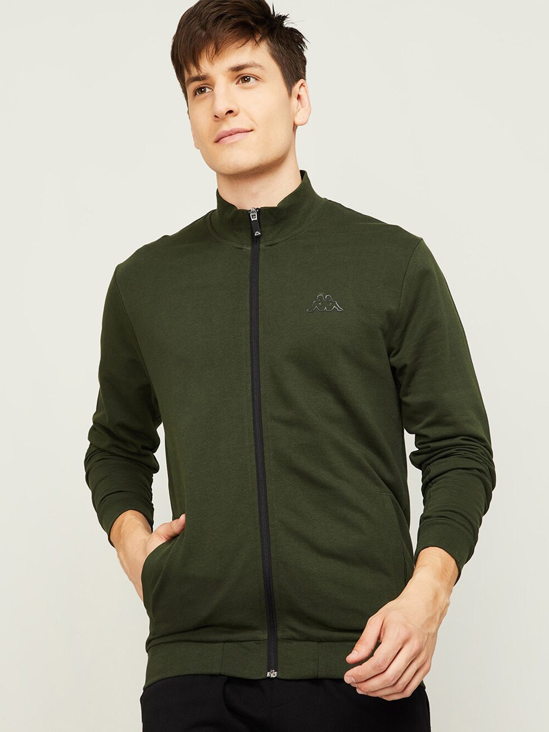 

Kappa Men Olive Green Sweatshirt