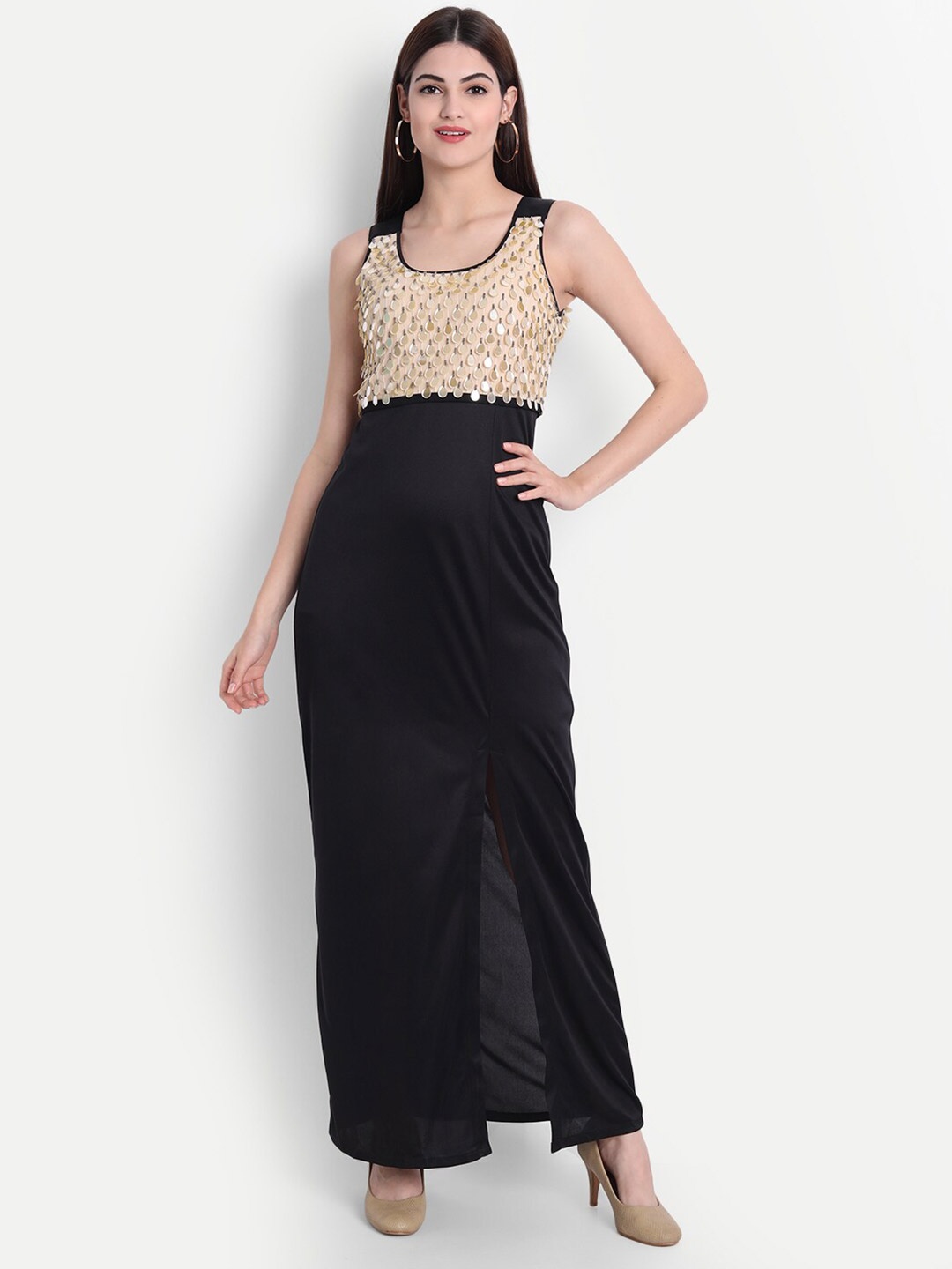 

LY2 Beige Maxi Dress