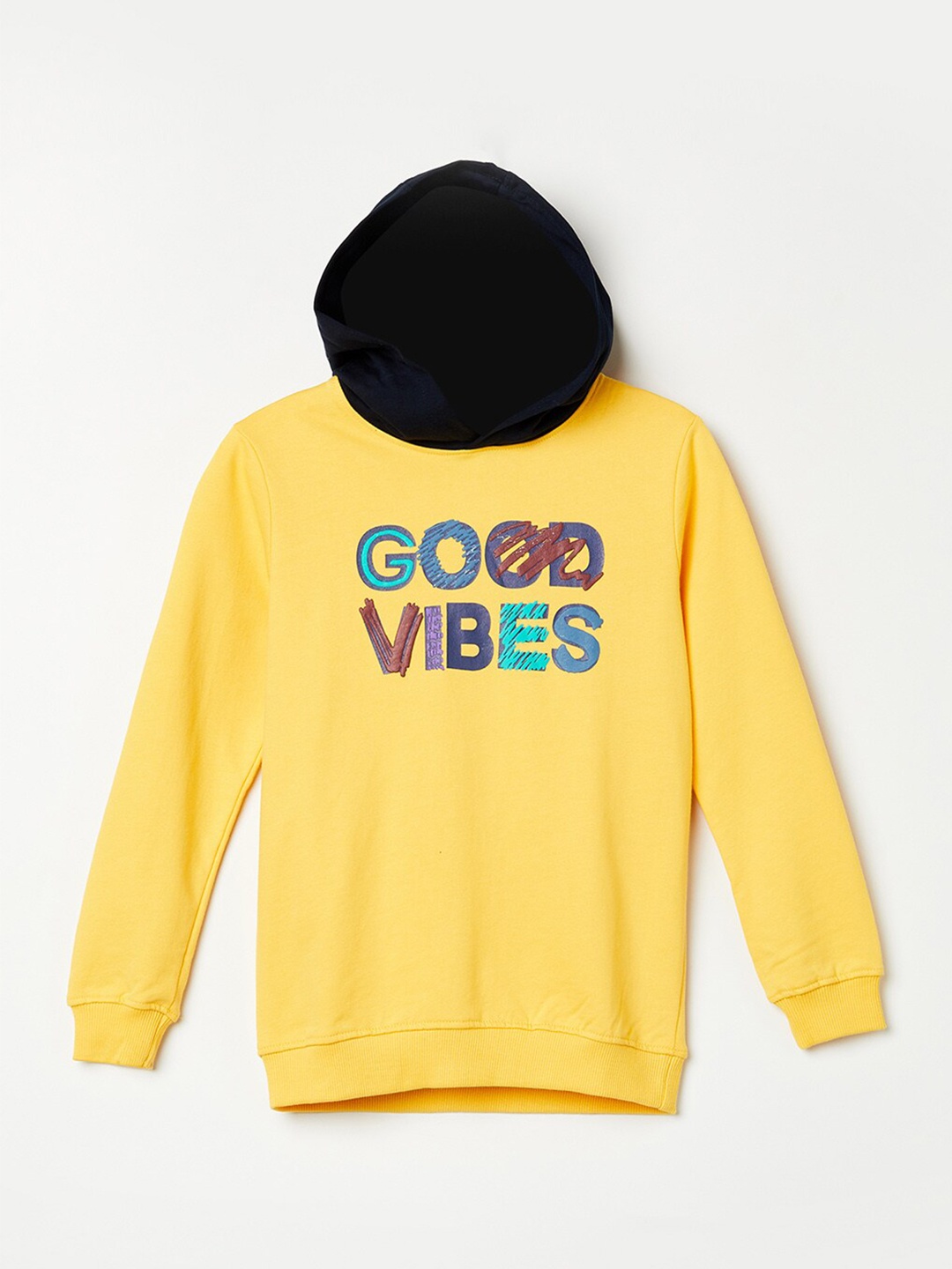 

Bossini Boys Yellow Printed Sweatshirt