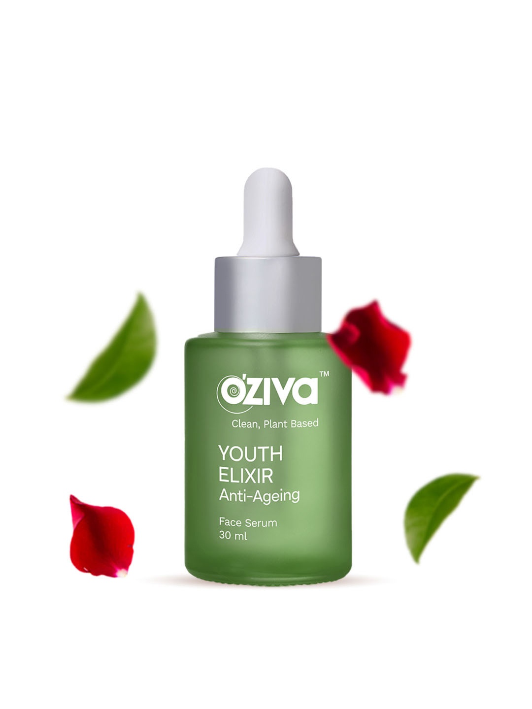 

OZiva Youth Elixir Anti-Ageing Face Serum for Wrinkle Reduction & Skin Tightening 30 ml, White