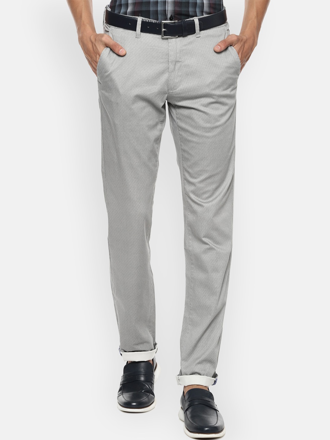 

Van Heusen Sport Men Grey Slim Fit Trousers