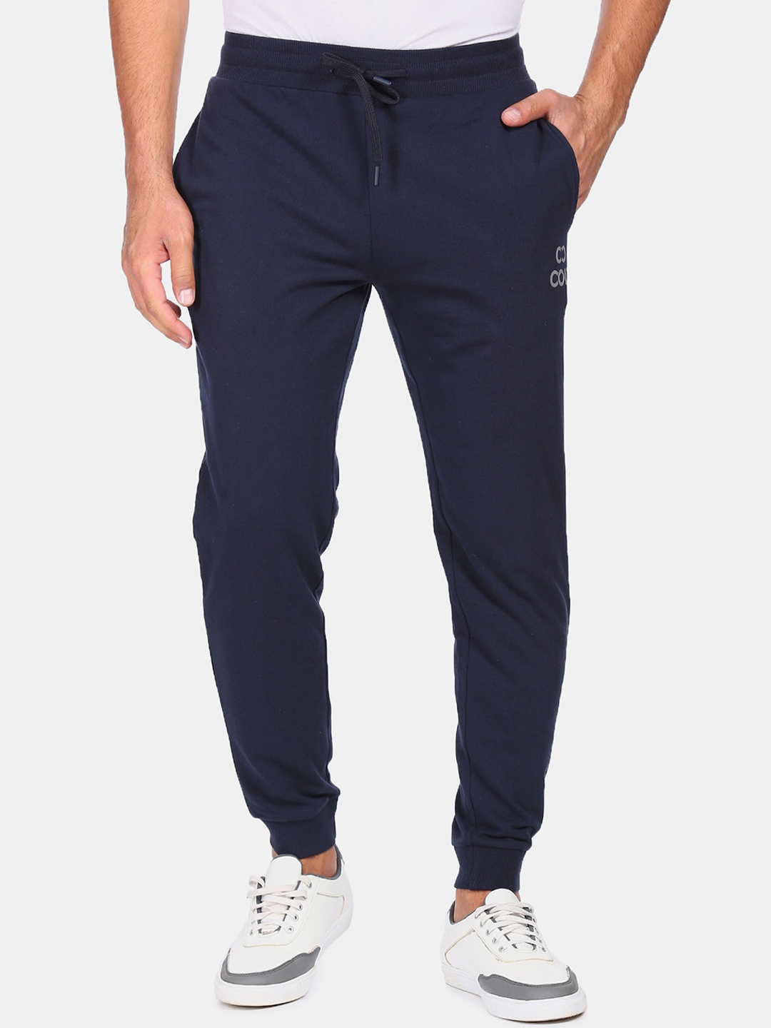

Colt Men Navy Blue Solid Joggers