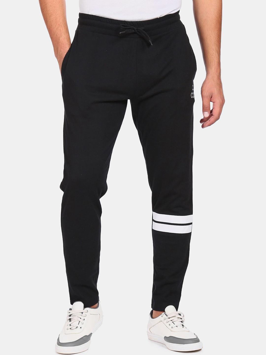 

Colt Men Black Solid Knitted Track Pants
