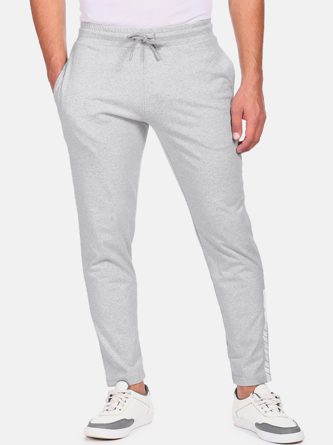 

Colt Men Grey Solid Track Pants