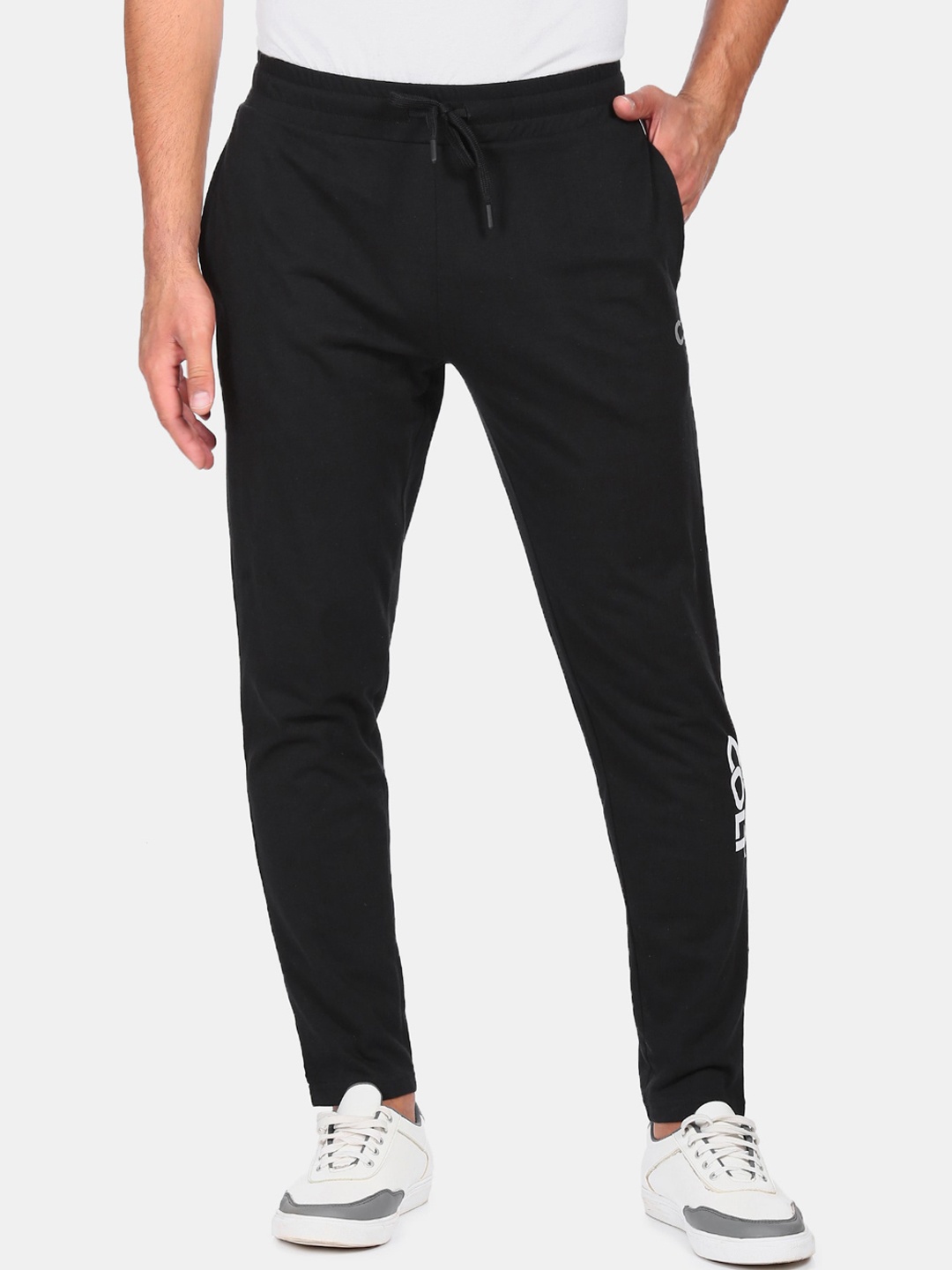 

Colt Men Black Solid Track Pants
