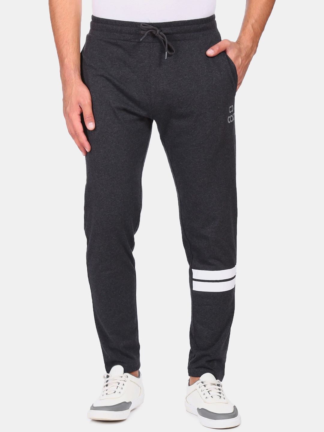 

Colt Men Grey Solid Track Pants