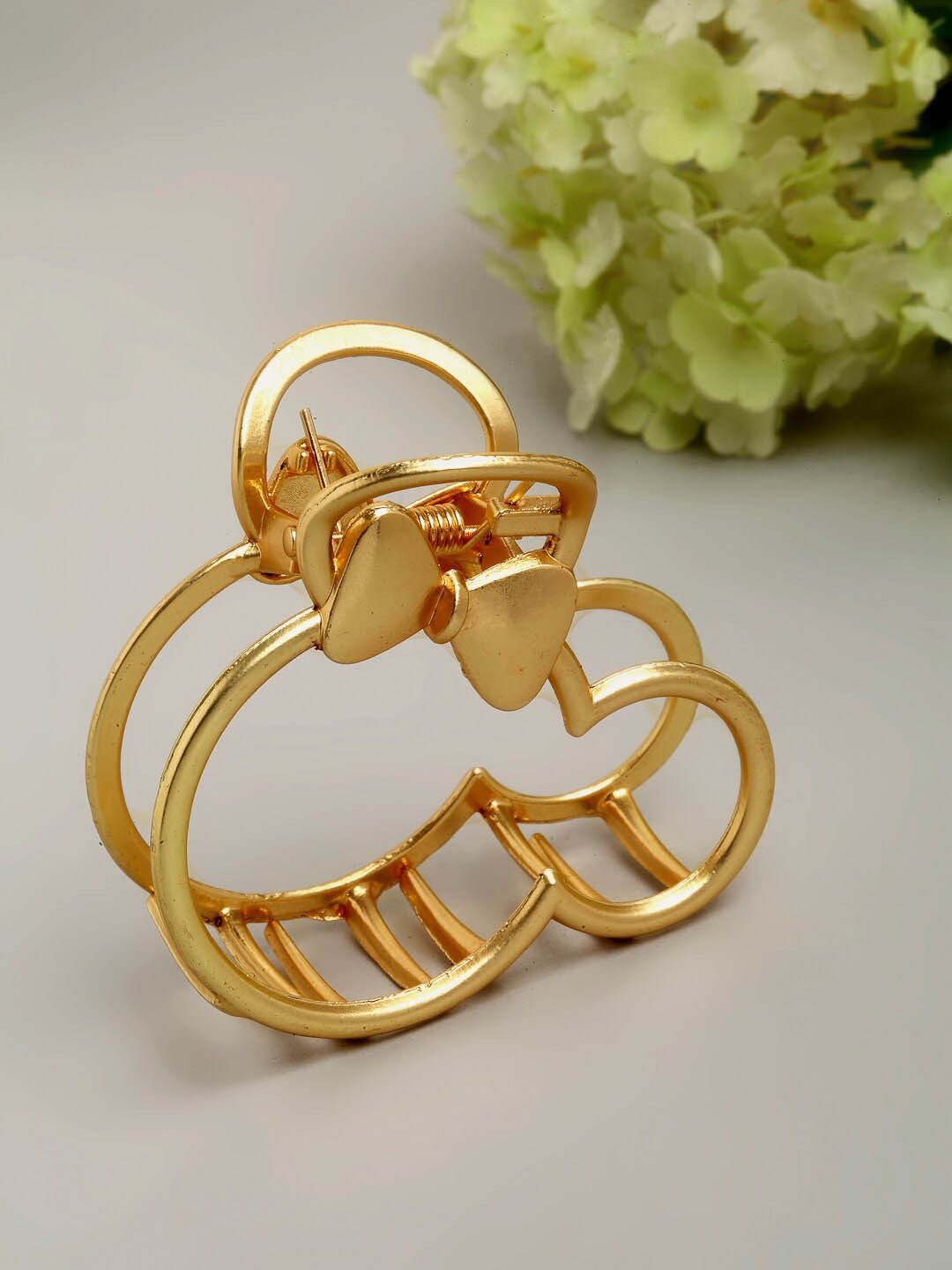 

Ferosh Women Gold-Toned Embellished Hair Accessory Set of