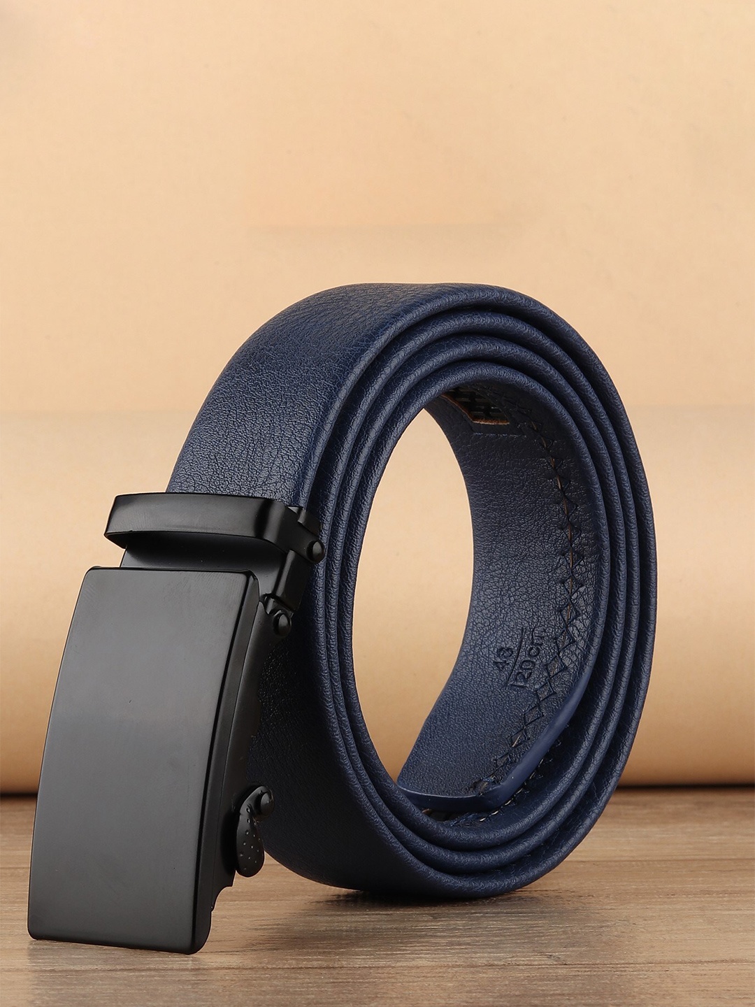 

Kastner Men Navy Blue Solid Belt