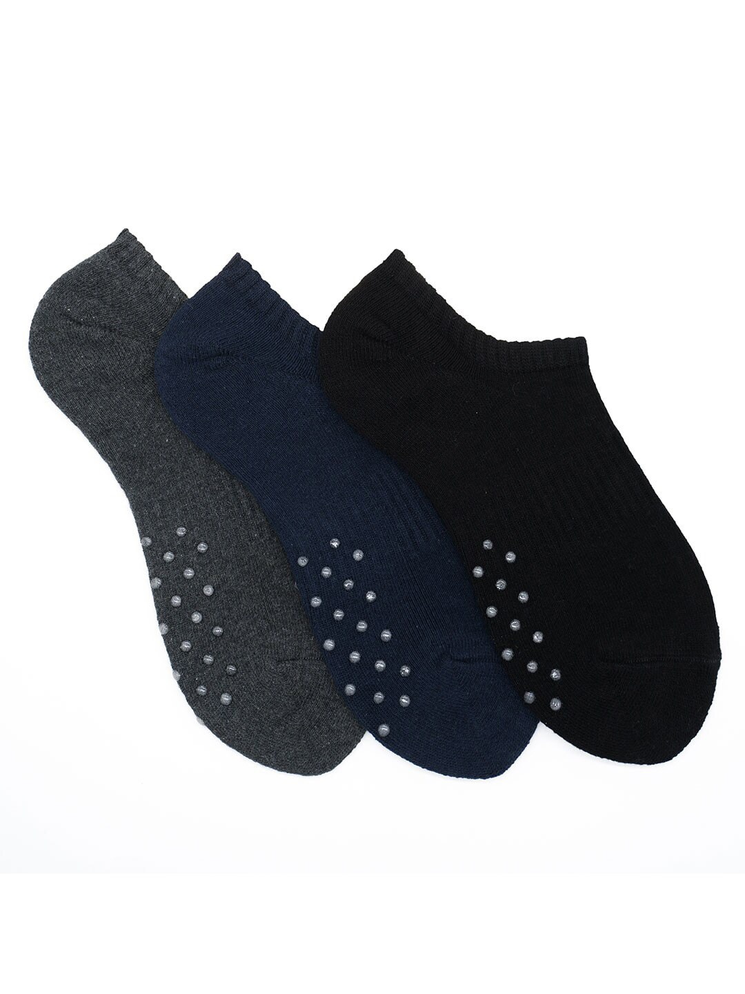 

Soxytoes Men Pack Of 3 Assorted Cotton Soft Padded Shoe Liners