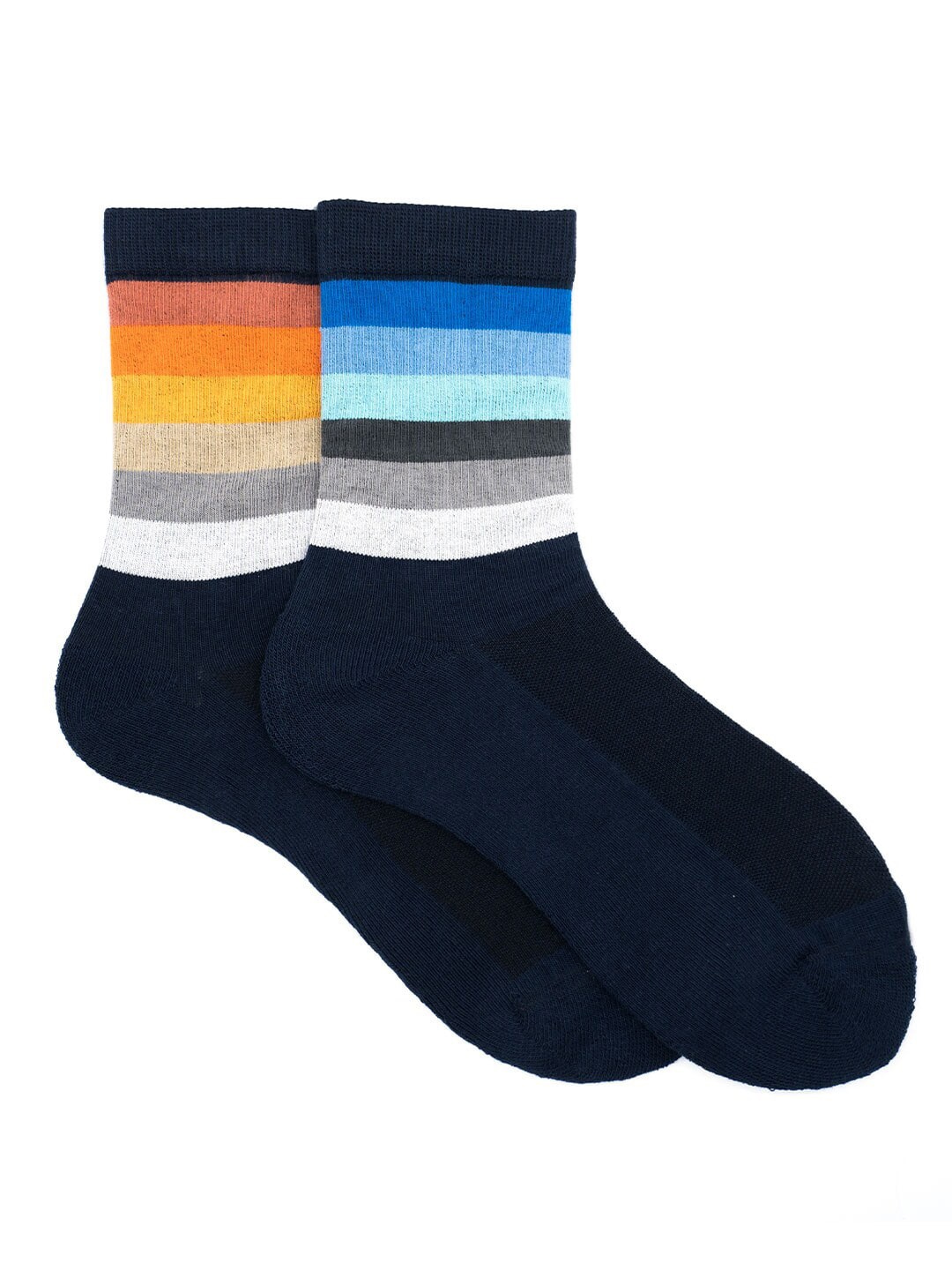 

Soxytoes Unisex Assorted Diabetic Care Pack Of 2 Cotton Above Ankle-Length Socks