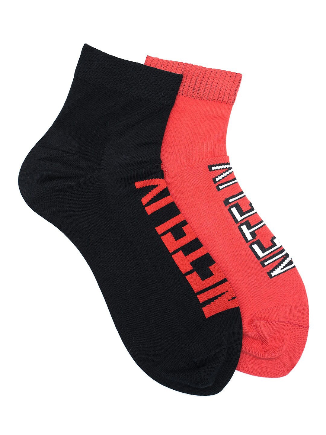 Soxytoes Pack Of 2 Assorted Work & Slay Cotton Ankle-Length Socks