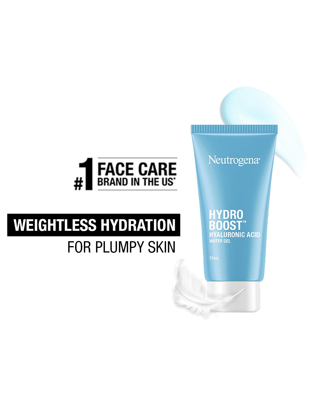 

Neutrogena Hydro Boost Hyaluronic Acid Water Gel Face Moisturiser 15g, Blue