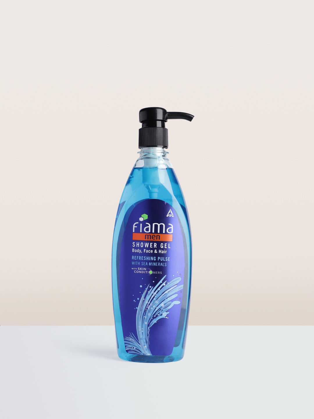 

Fiama Men Refreshing Pulse Shower Gel with Sea Minerals 500 ml, Blue