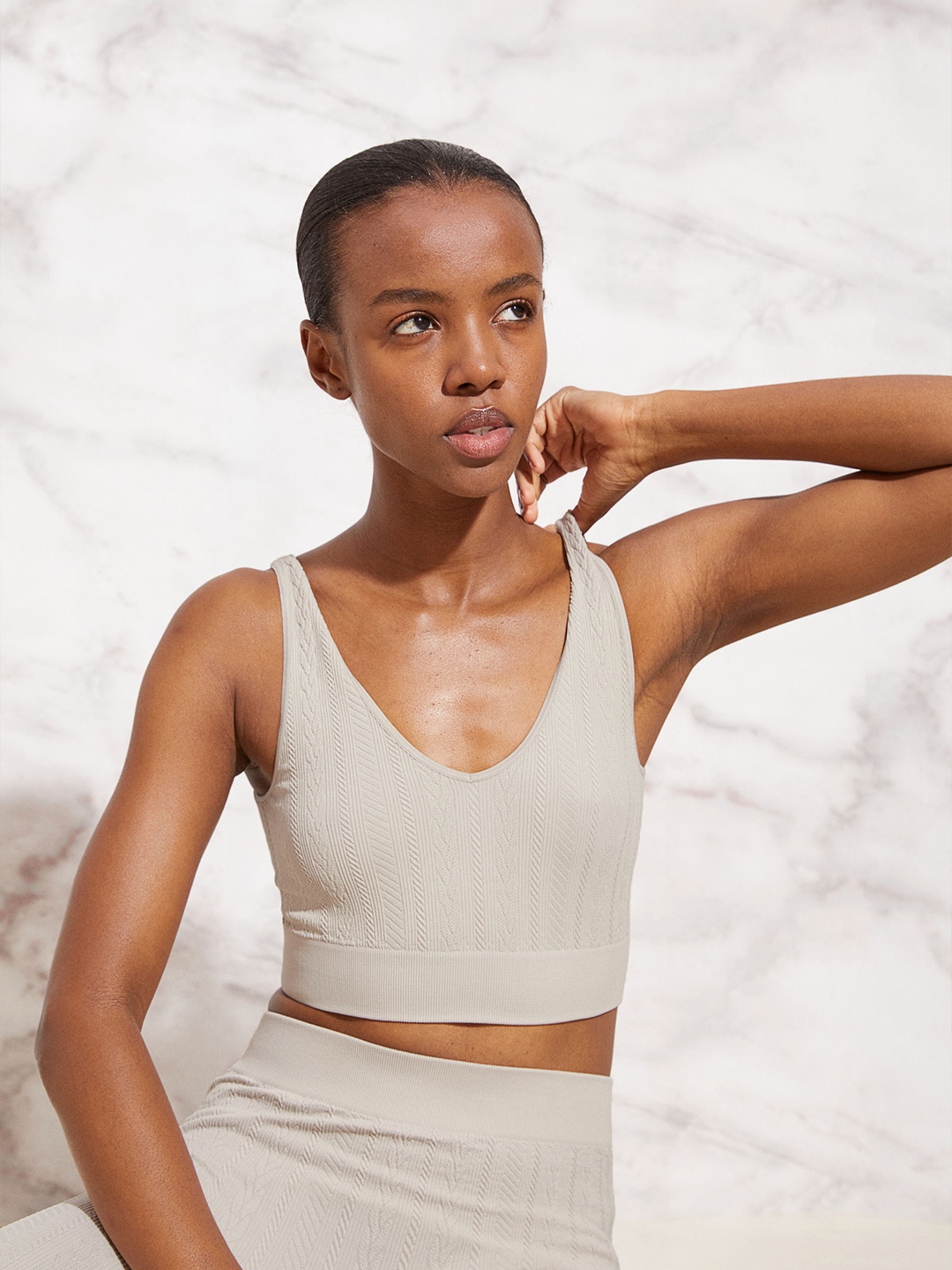 

H&M Beige Regular Top