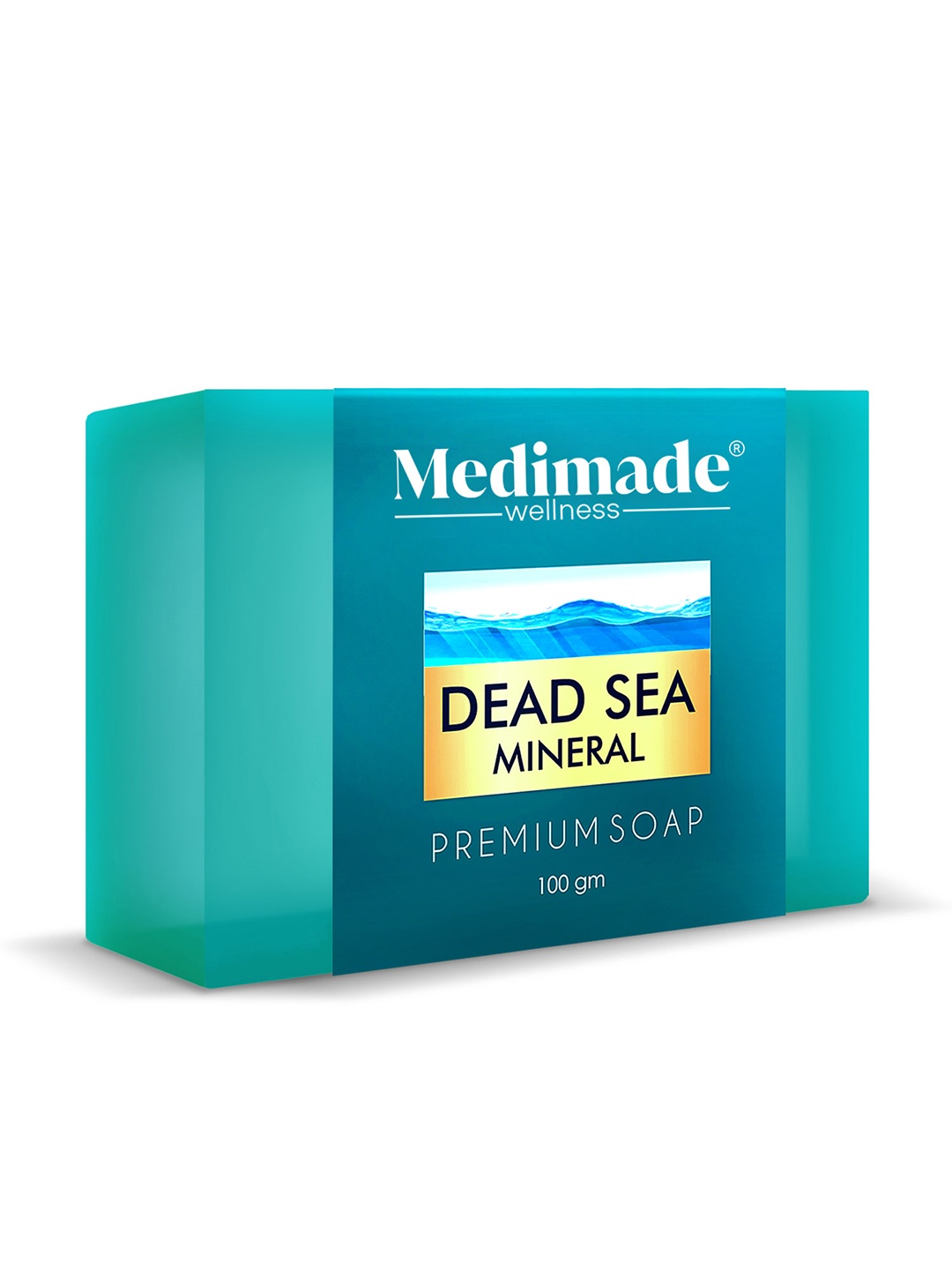 

Medimade Dead Sea Mineral Premium Handmade Bathing Soap For Gentle Exfolition - 100 g, Burgundy