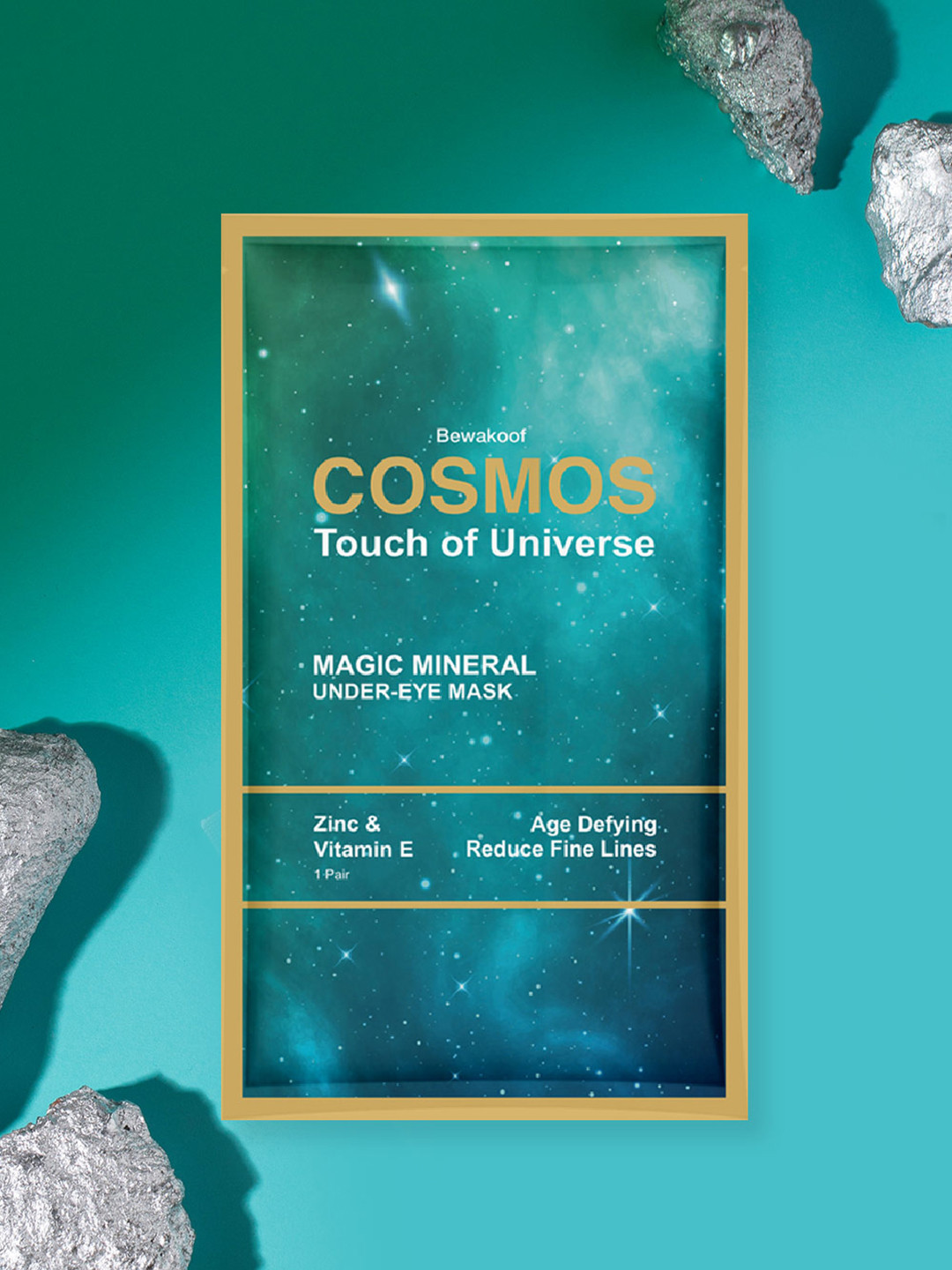 

BEWAKOOF COSMOS Zinc & Vitamin-E Magic Mineral Under Eye Mask, White