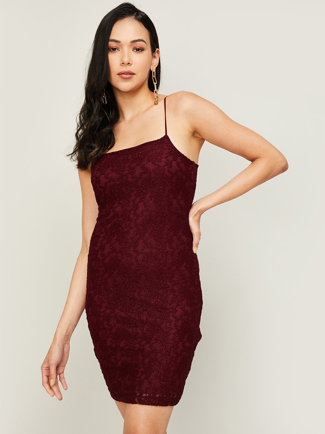 

Ginger by Lifestyle Red Bodycon Dress